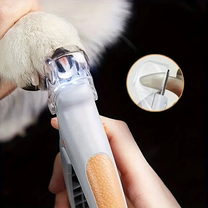 Nivopets 1pc illuminated LED Dog & Cat Nail Clipper - Safe & Precise Trimming - Comfort Grip for Grooming