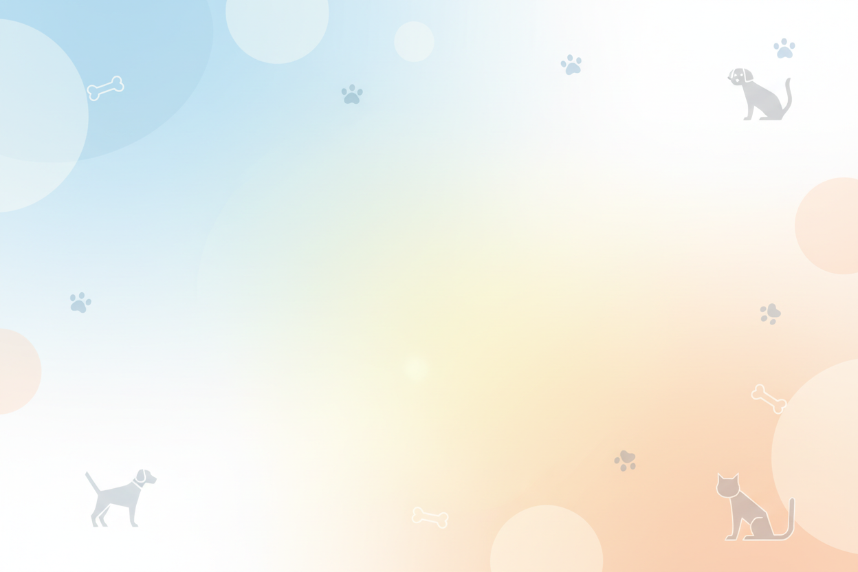 Generate a minimalistic bright pet background for checkout page